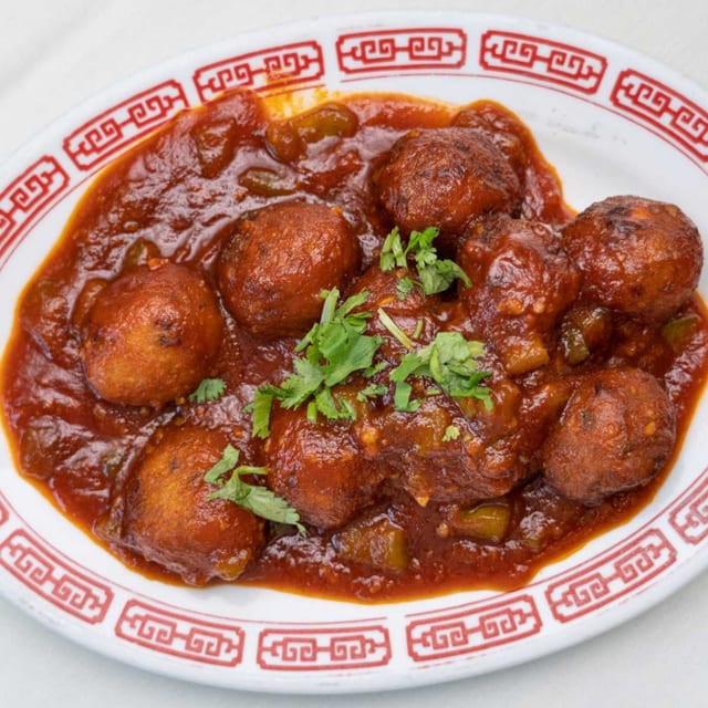 Veggie Manchurian.